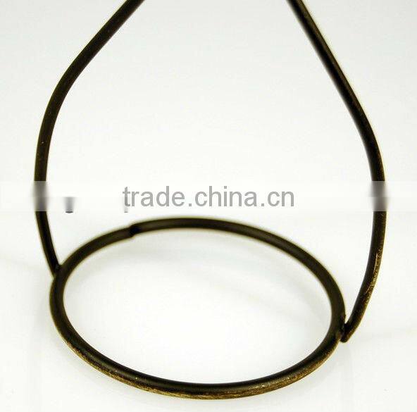 Simple Hanging Metal Iron Lantern Candle Holder