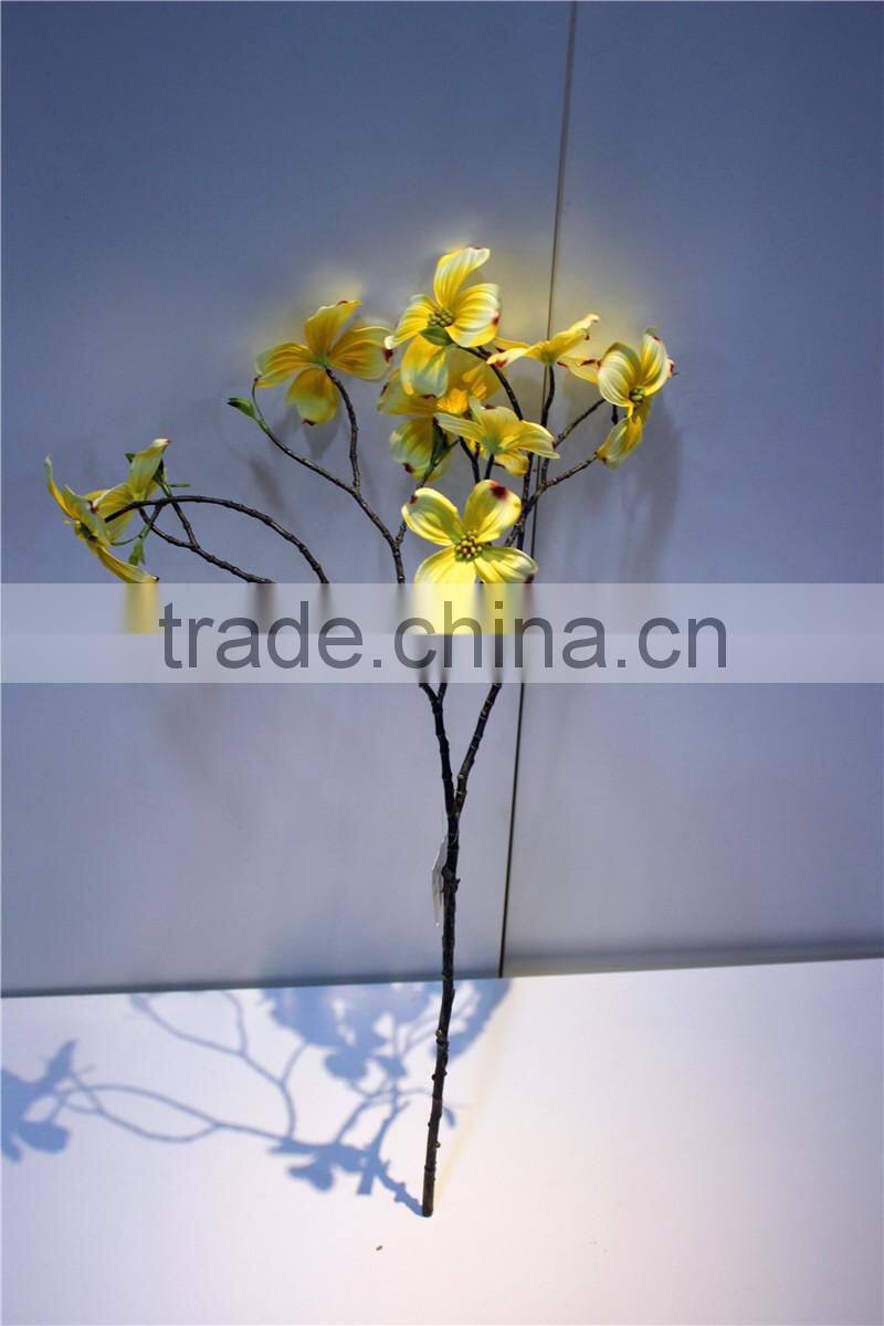 Home garden decoration 70cm hight yellow cornus chrysanthemum wedding flower EHMF03 0401