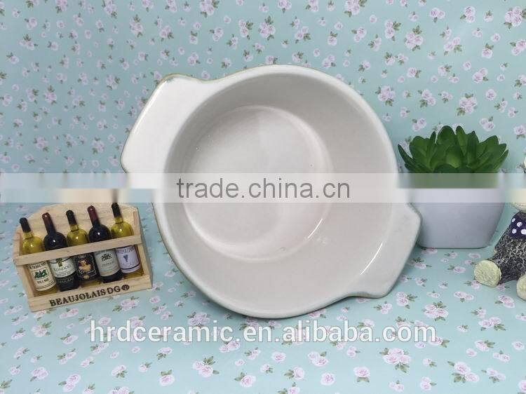 Bakeware ceramic soup bowl for microwave oven