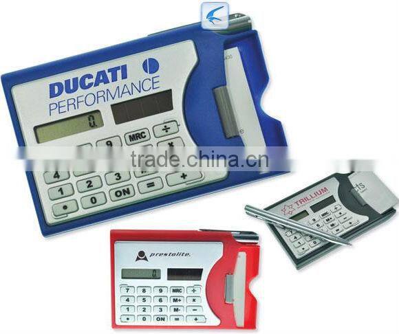 Stationery bag with calculator for promotion gift