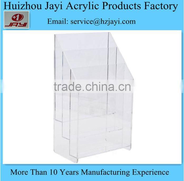 Factory wholesale acrylic display stand for magazine and newspaper