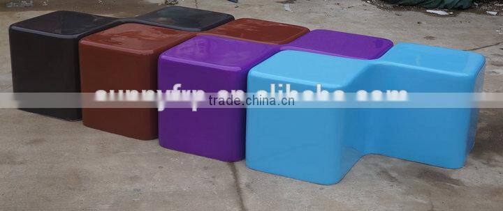 Fiberglass modern leisure chair for mall