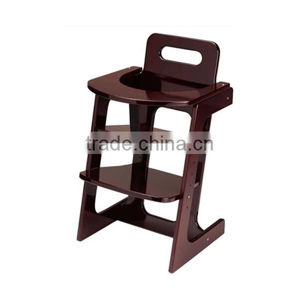 Adjustable wooden baby dining chair/ high quality modern baby sleeping chair/ modern purple dining chair T-51