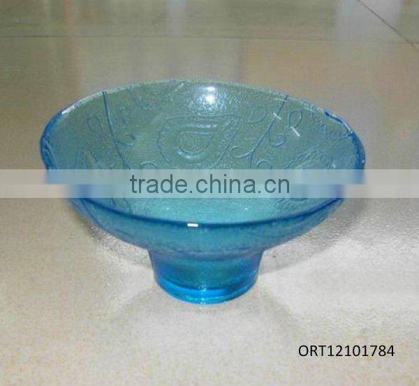 elegant hot melt glass plate