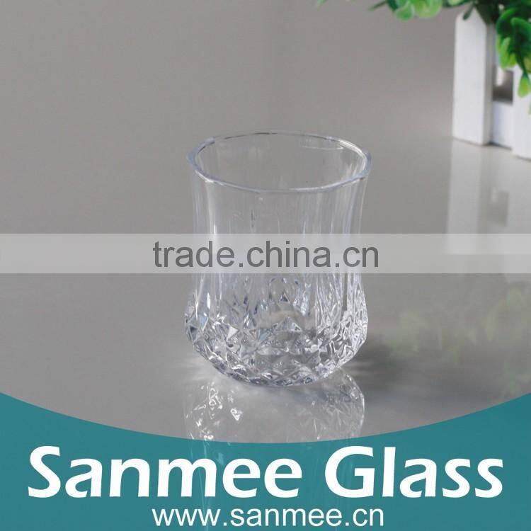 Mini Diamond Bottom Drinking Glass Tumbler for Wholesale