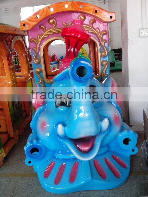 HIGH QUALITY FIBER REINFORCE PLASTIC AMUSEMENT PARK TOURIST ELECTRIC TRAIN