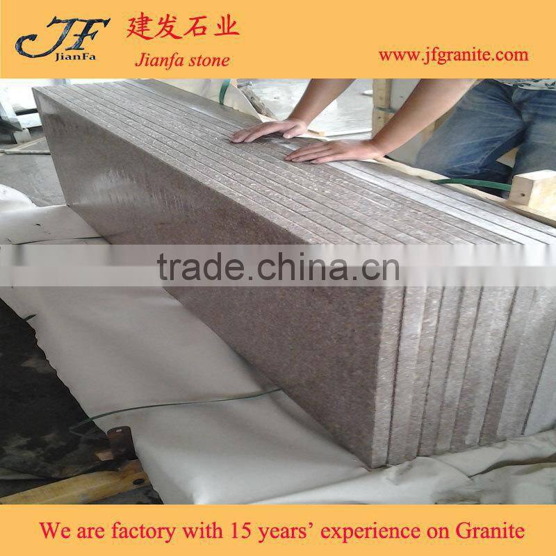 Appreciate Hand Polished Natural Stone G681 Granite Stairs