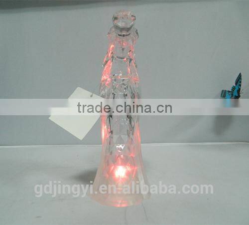 LED light Hight Transparent Acrylic bowing Pope
