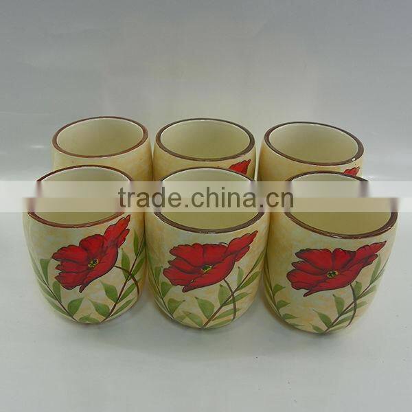 Colorful ceramic tea pot set for sale