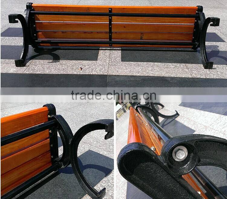 (HD-20002) China strong solid wood patio bench