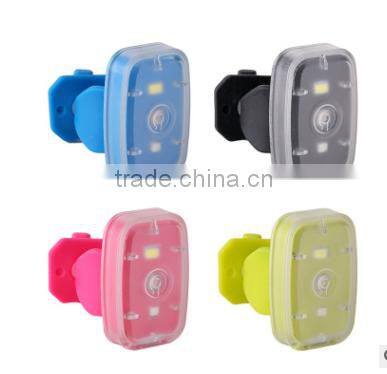 colorful usb rechargeable bicycle light led bike light bag light