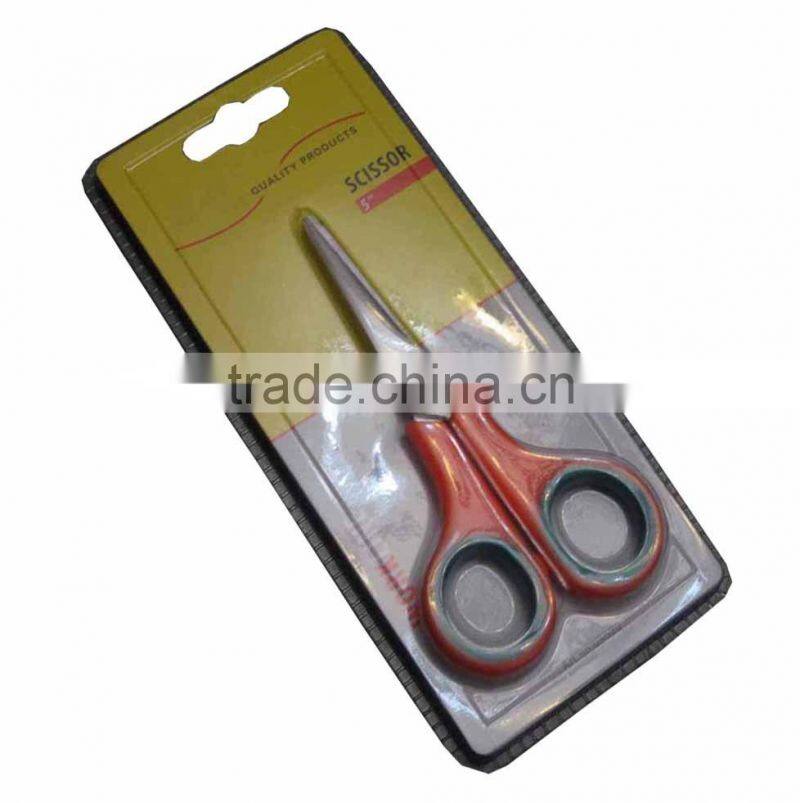 Single Blister Card Packing Stainless Steel Paper Cutting Scissors