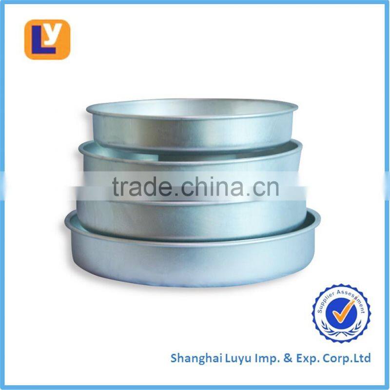 ALUMINIUM SANDING SHALLOW ROUND PLATE