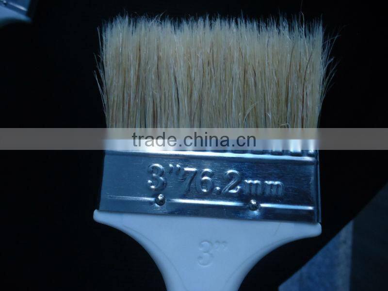 Cheapest bristle hair paint brush with plastic handle