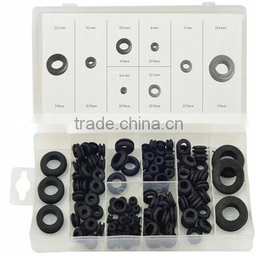 140 pcs rubber Grommet assortment / Household Washer Kit
