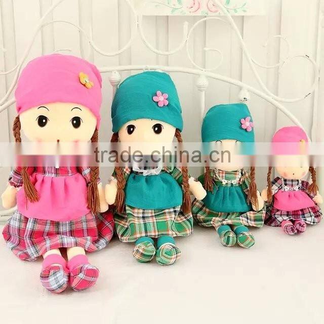 Stuffed Plush Custom Girl Doll Factory Wholesale Toy