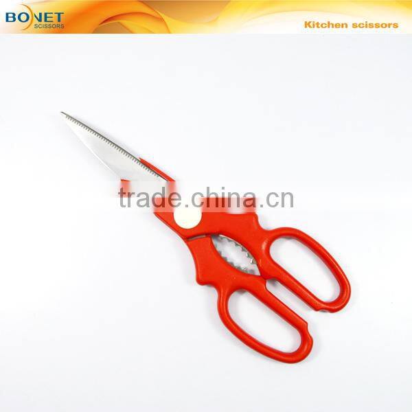 S53003 CE qualified 8" meat cutting stainless kitchen scissor