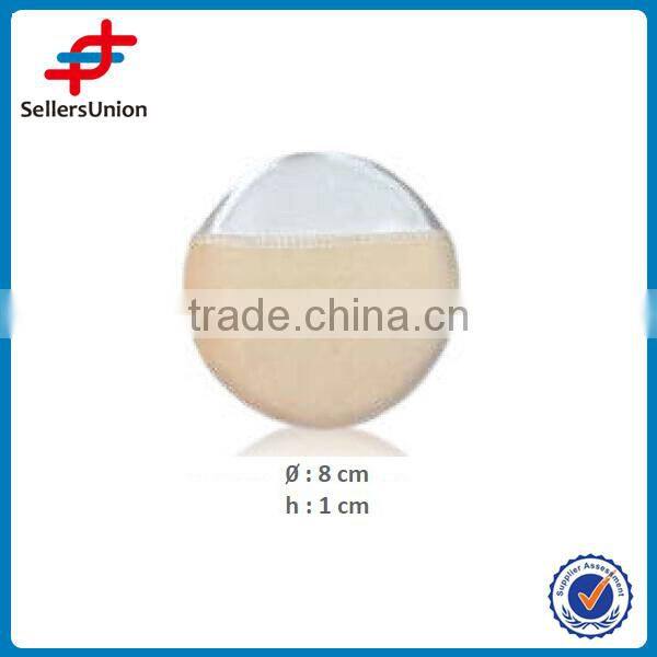 White foundation make up powder puff, refillable cosmetic powder puff