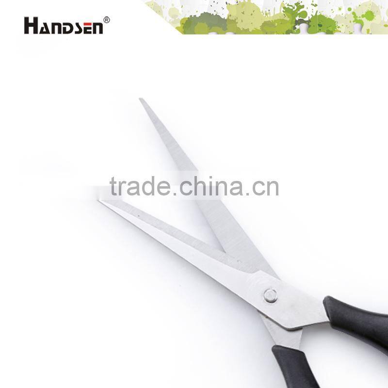 Popular 6-1/4" ruber soft handle pointed tip scissors