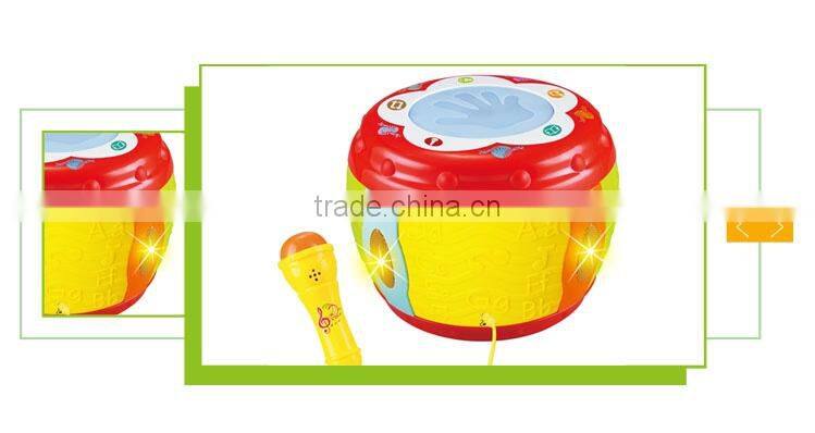 Baby early educational baby play electric toy musical drum set