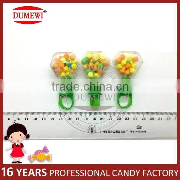 Fruit Flavor Lighting Diamond Ring Shaped Toy Tablet Candy