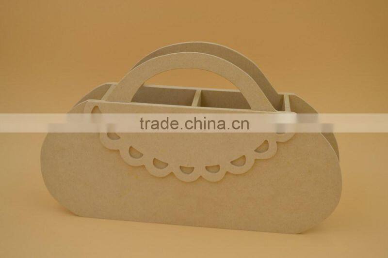 mouldig wooden storage box,MDF basket storage box