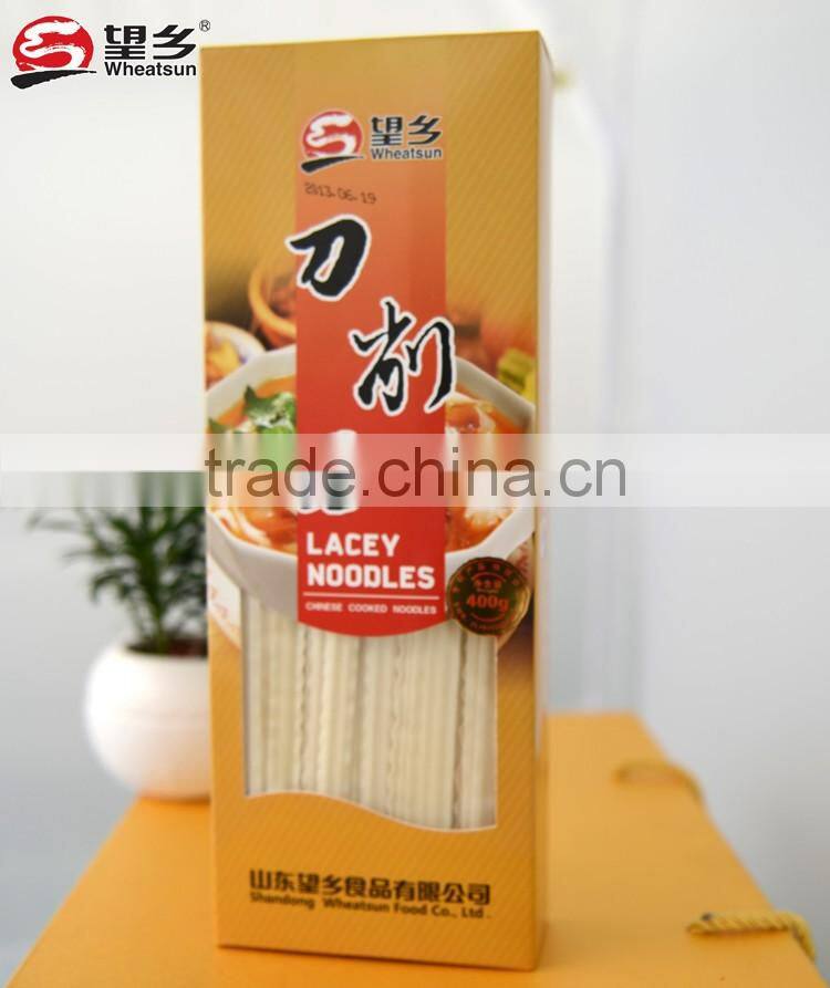 Sliced noodles