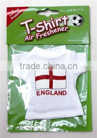 mini cotton T-shirt air freshener ACM world famous sport fan love