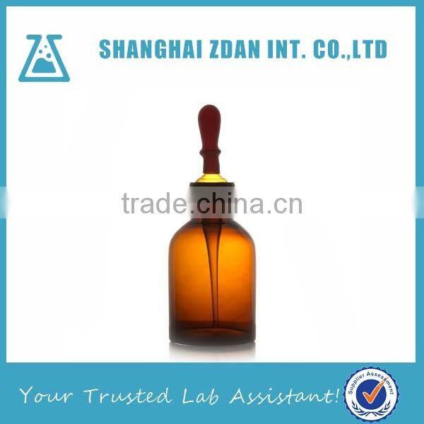 Black Rubber Head Glass Dropping Bottle