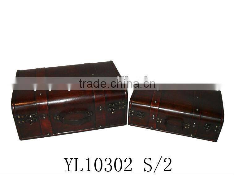 Antique Wood Storage Box YL9626