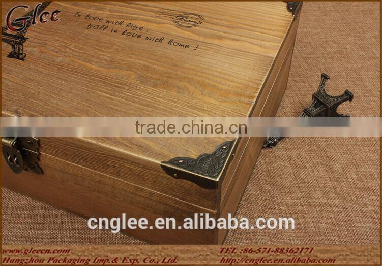 Promotional wooden key box/wooden gift box,21.5x14x9.5cm