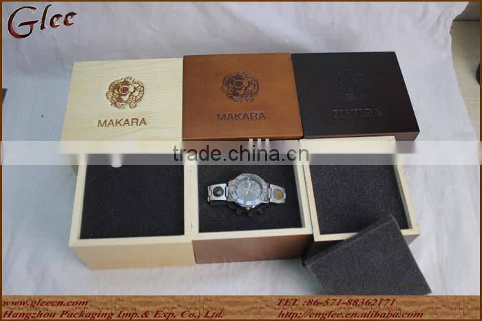 Customized Wood Watch Box with Sponge for Men Watch