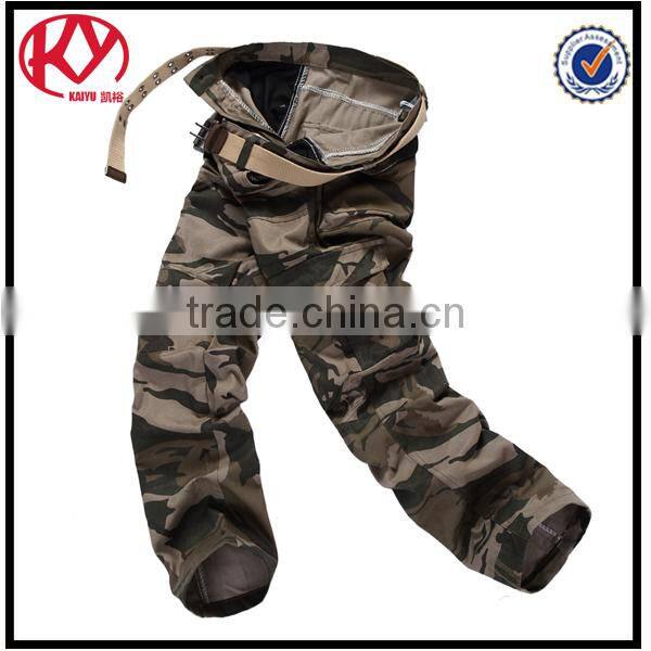 Men's Cauasl Long Trunks Pants Sports Suit Tie Rope Wear