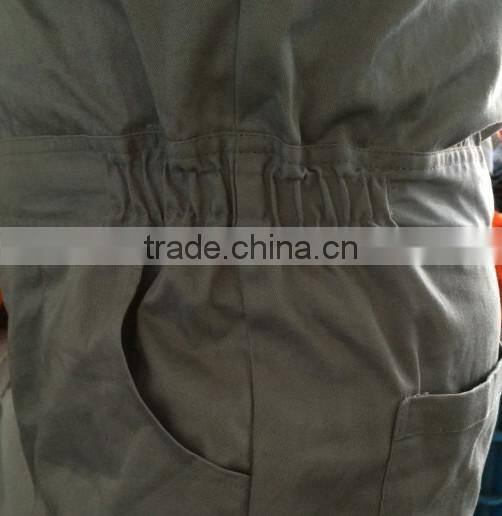 Hi Vis Reflective 100%Cotton Safety Prime Captain Coverall with custom logo