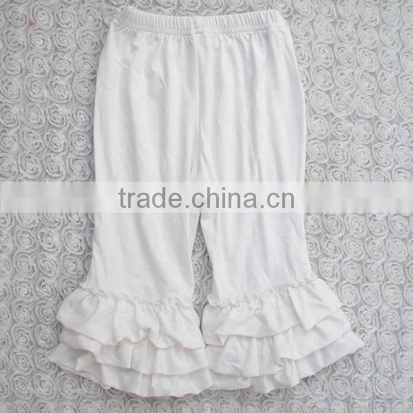 clothing distribution companies ruffle bottom pants kids ruffle pants 100%cotton