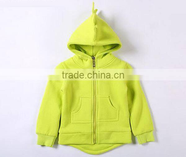 fashionable cheap child coat blank hoodie 100% blank polyester hoodie