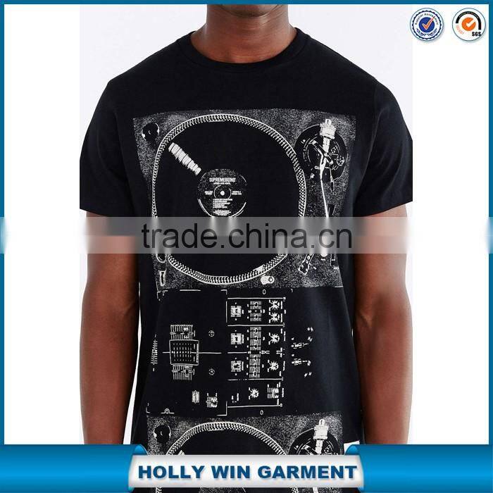 Slim fit cotton printed new model men's t-shirt