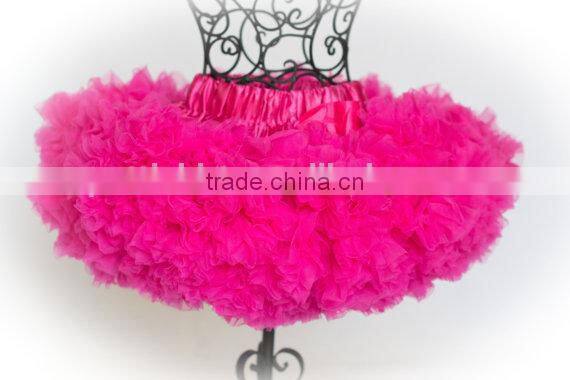 Pettiskirts tutu tulle ballet skirt for girls chiffon ruffle fluffy pettiskirt children ballet skirts