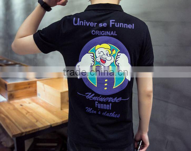 OEM custom 100% polyester quick dry polo shirt printing