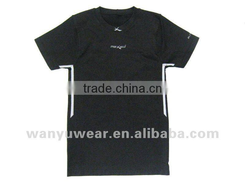 sports wear seamless men short sleeve T-shirt