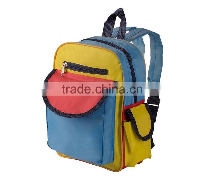 Classic black school backpack for kids picnic out door bag