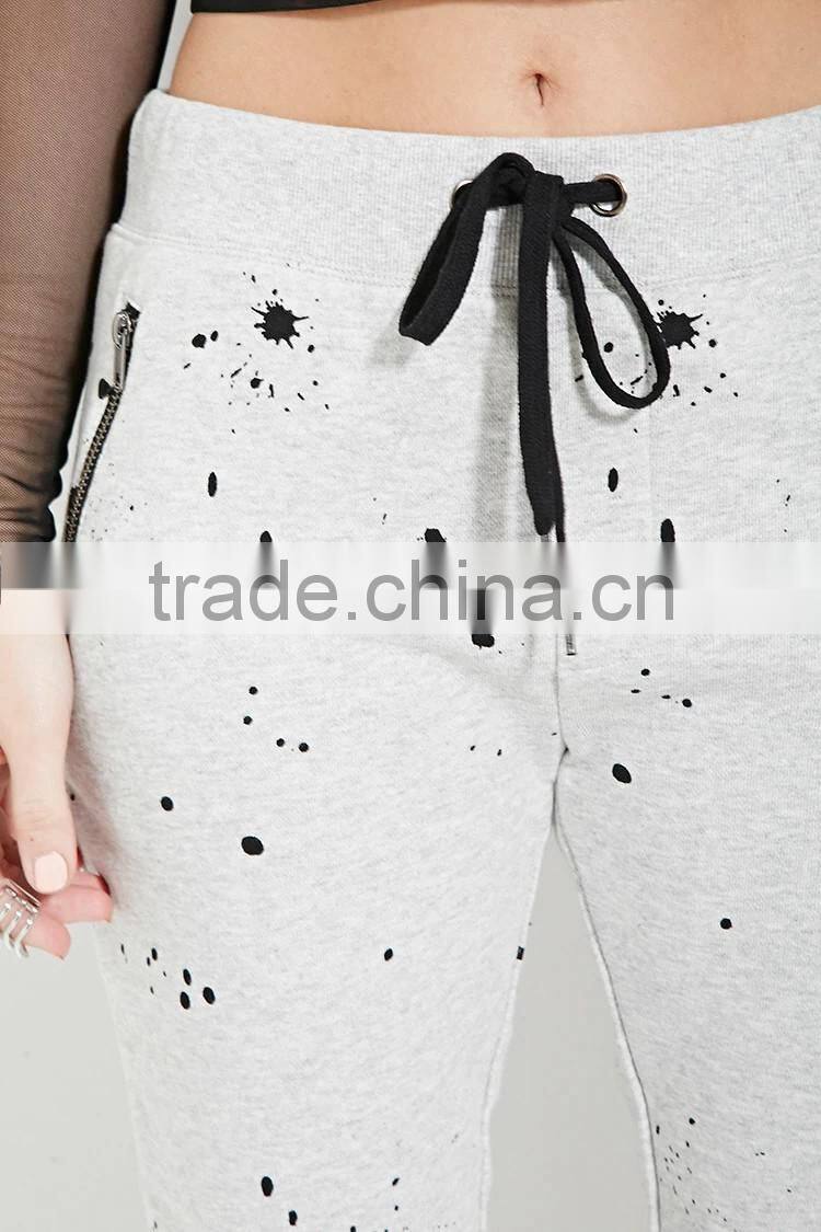 2017 Guangzhou Shandao OEM Factory Direct Sale Sublimation Printed Lady Casual Pants