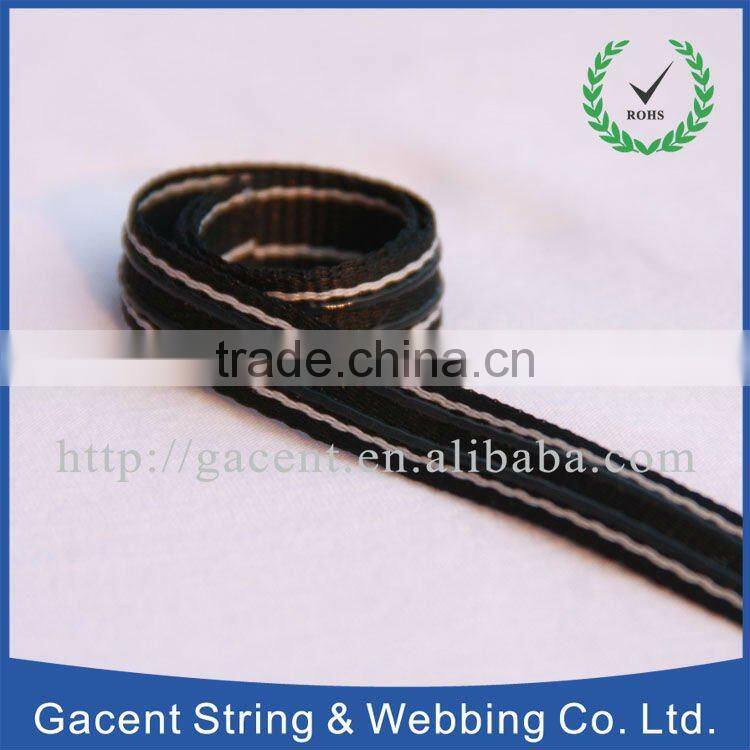 Garment decorative printing fold over elastic band