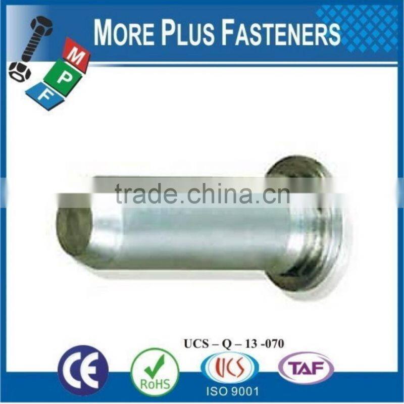 Made in Taiwan Stainless Steel Flush Mounted Non Threaded Self Clinching Pilot Pin
