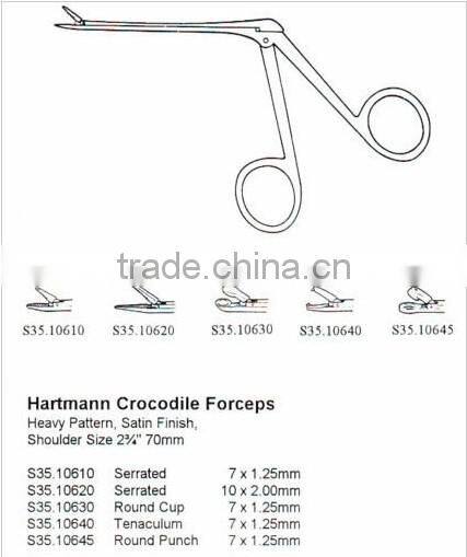 Surgical hysterectomy forceps