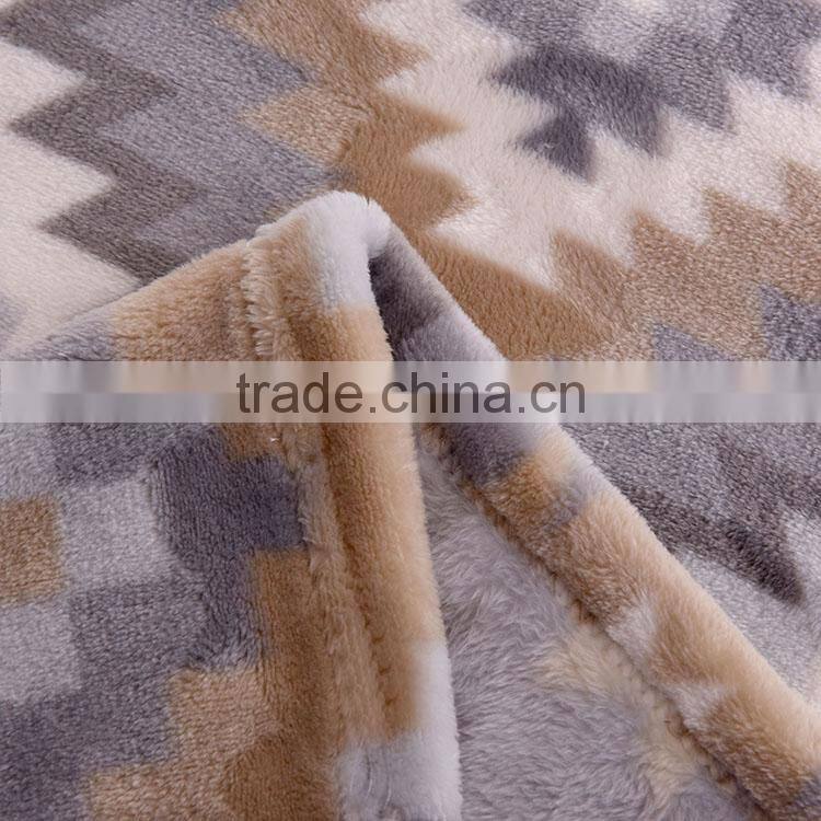 new design printed thick winter flannel fleece blanket