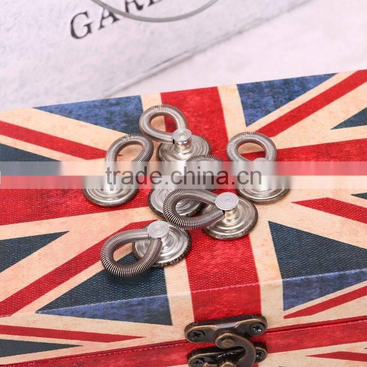 6 Pack Spring Button Extender on Jeans Pants/Waistband/Collar/Trousers/Shirt Elastic Sretch Button Expander 2017