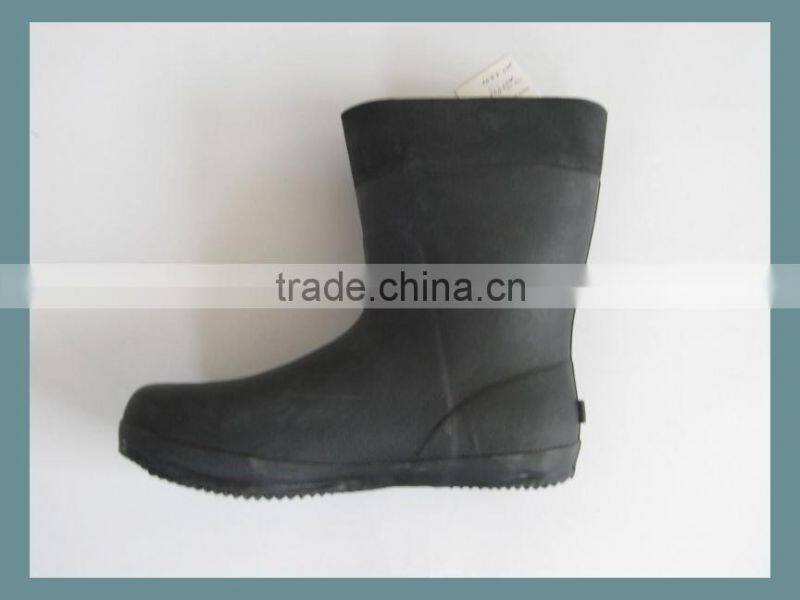 children's neoprene ankle high rubber rain boots