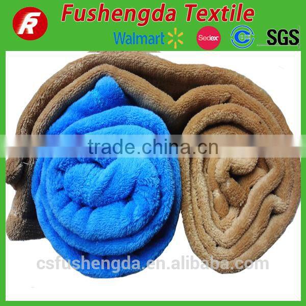 Soft and warm printing coral fleece baby blanket with wholesale from Chuangshu