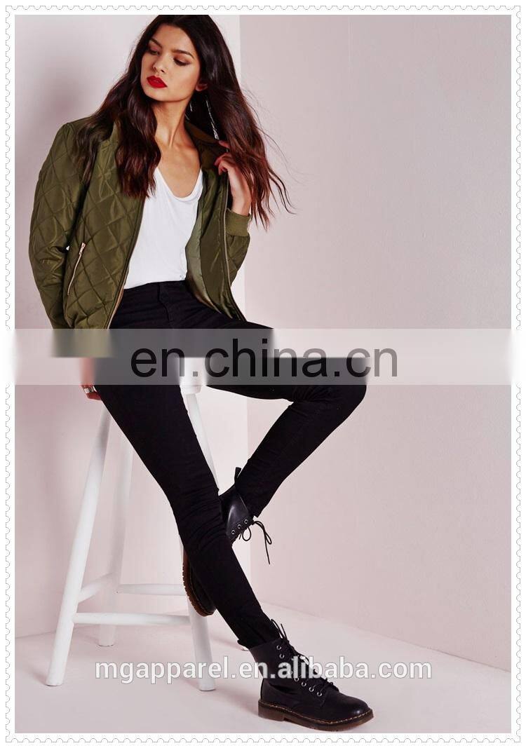 China wholesale outdoor clothes women quilted casual jacket in alibaba